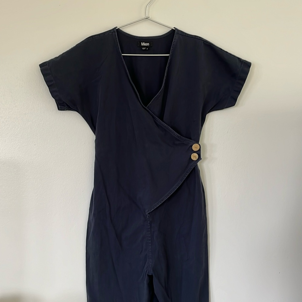 Kindness Jumpsuit by Mien Studios in brushed cotton twill size small